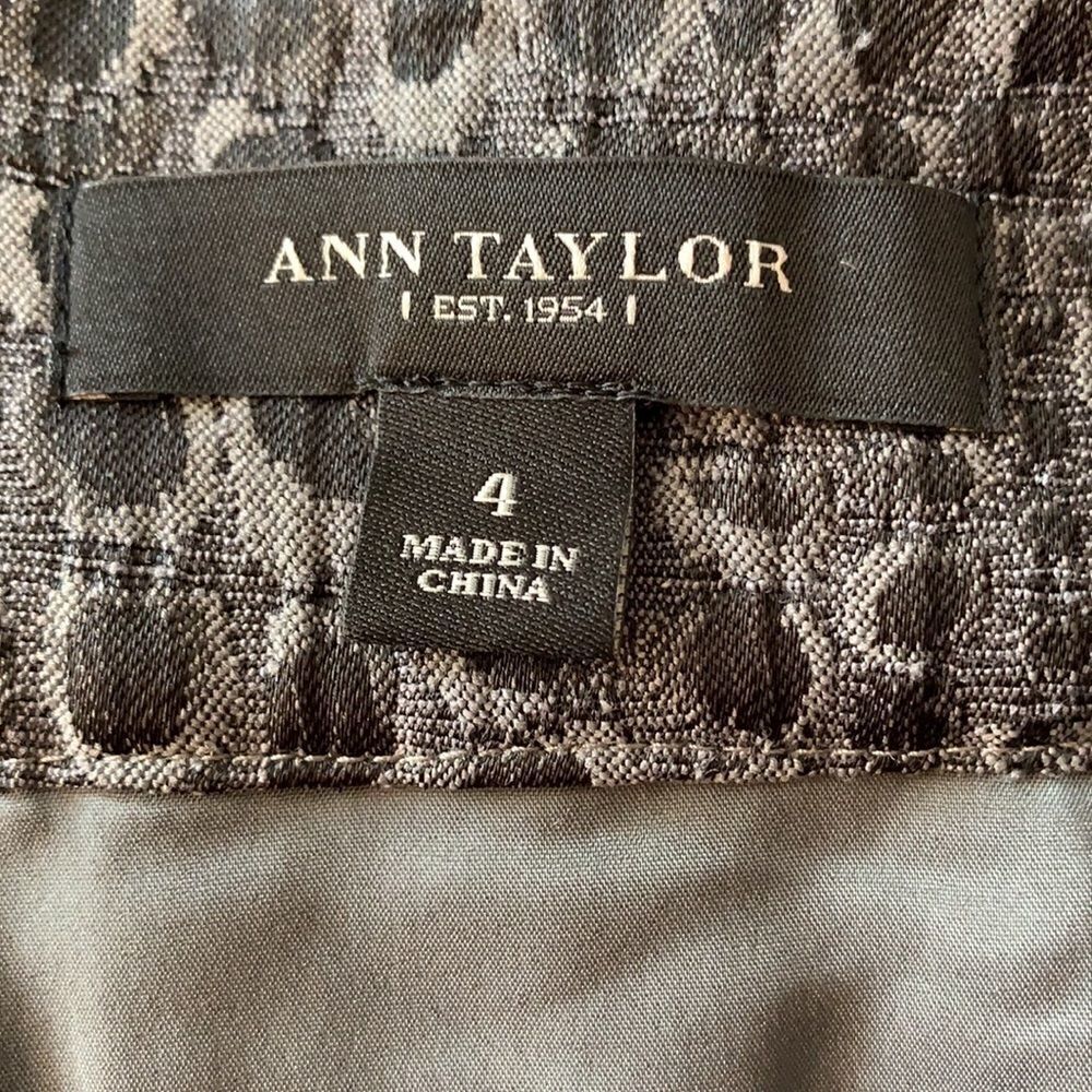 Euc Ann Taylor print pencil skirt sz 4 fully lined - Picture 4 of 5